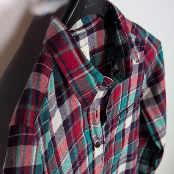 Taylor Stitch 100% Cotton Plaid Button Front Shirt - Picture 6 of 12